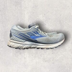Brooks Adrenaline GTS 19 Men's Size 11 Running Shoes Gray blue